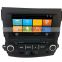 car dvd player with gps navigation and bluetooth for mitsubishi OUTLANDER with Rear View Camera GPS BT TV Radio RDS