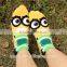 lovely Women Cotton Ankle Casual No Show Cartoon Minions Socks
