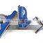 4 piece combination machinist square with reversing protractor marked with 1/32", 1/64", 1/8", 1/16"