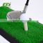 Mini golf hitting mat with golf tee