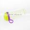 plastic sports bottle with straw/travel bottle/plastic drinking water bottle