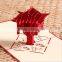 Handmade custom teacher's day pop up greeting cards with 3d effect