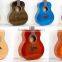 HS-C1-TRD China guitars 36 inch colour travel vintage acoustic guitar