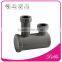 Professional salon shampoo sink dark grey hair trap