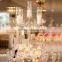 beautiful crystal candelabra for wedding centerpiece decoration glass hurricanes candelabra wedding favors stand