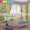 e1 mdf teenager bedroom sets furnitture, green children bedset 8110#