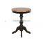 country style country side wood black tea table