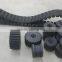 Factory Hot sale robot rubber tracks and wheels