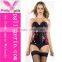 Manufacturers skeleton pattern Latex Waist Cincher corset