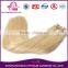 Perfect Customer Experience Factory Wholesale Natural Hair Extensions, Blonde Color Human Hair Weft