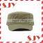 Wholesale flat top blank fashion military cap hat from China