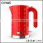 Diamond design red electric water kettle/ 2015 best kettle/ Cordless plastic electric kettle