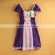 2015 Newest Cosplay Costume Children Girl Dress Tangled Long Hair Princess Dress