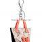 HY fashion jewelry High-grade acrylic key ring rose couple key ring chain