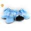 JML wholesale factory price pet supply dog shoes socks in light blue cute lace boot socks