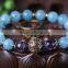 Wholesale Natural Blue Agate Bracelet for Ornament