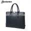 designer business formal men leather briefcase horizontal messenger bag