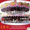 Theme park merry go round amusement park equipment luxury double deck carousel for sale