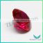 Best price 12mm round brilliant cut 5# synthetic corundum dove blood lab created ruby diamond