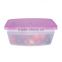 Trapezoidal Crisper Lunch box with two layers