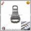 Engraved Logo Zipper Pulls Custom Metal Zipper Pull Tabs For Leather Handbag