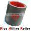 NBR spare parts rubber roller for rice mill with aluminum drum 6 inch / 10 inch roll