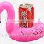 inflatable flamingo can holder, beer cup holder,drink holder