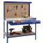 stainless steel workbench with powder coated finishing