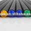 High Quality Black Wood Round Shaped Pencil With Shining Crystal, trade assruance.