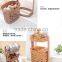 plastic basket trolley for laundry sorting
