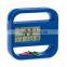 Multifunction digital desk clock with clip and memo holder