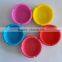 Highly Heat-resistant non-toxic Silicone Ashtray /customized logo Round Silicone Ashtray