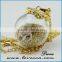 hollow decorative clear glass ball for making diy jewelry
