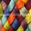 Chenille bleached spandex cotton yarn 40D 70D