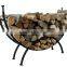 wrought iron log rack
