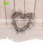 GNW CHWR-1605051 High quality wholesale brown heart-shaped Christmas Rattan Wreath
