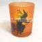 Hallowmas Magic Road Scholar glass candle holder