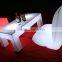 Hot selling modern outdoor furniture plastic led sofas