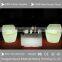 Led home bar furniture/ outdoor ice cooler table/led wine table