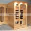 Hemlock Wood Material Wooden Infrared Sauna Room Portable Home Sauna Room For Sale