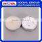 White round party candle with base