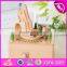 Customize cartoon gifts wooden girls music box W07B050