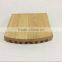 Rubber wood cheese box with cheese knives ,wooden cheese box,bamboo cheese box with knives set