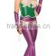 Sexy top and skirt fancy mermaid costumes with arm sleeve SP021