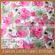 new design suede print dyeing with florals for girl's garment