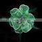 Wedding party brooch polka fabric flower brooches organza feather flower hair flower clip