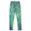 Wholesale sublimation compression pants elastic band pants high quality yoga pants