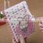 Cute Cartoon Notebook PP Cover Wire-o Binding Notebook Cheap Student Notebook With Band