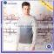 Ombre raglan sleeves embroidered mens crewneck sweatshirt hoodie