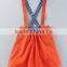2017 Fashion Wholesale New Design Baby Girl Suspender Skirt Schoolgirl Kids Costume Dress Baby Clothing